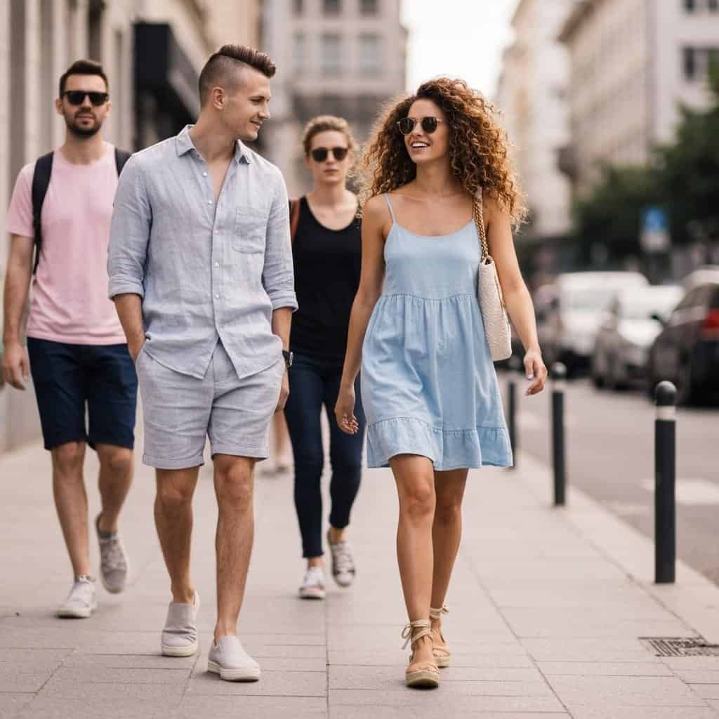 Ubrania na upał w mieście: jak się ubrać, by przetrwać gorące dni