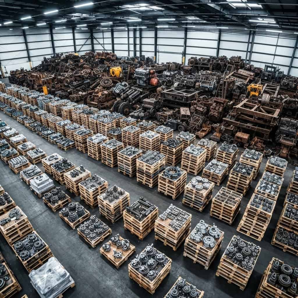 Dostępność części: skarby ze szrotu kontra magazyn centralny